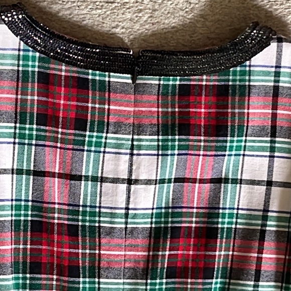 Vineyard Vines luxury mod wool plaid dress size 2 - Picture 6 of 7